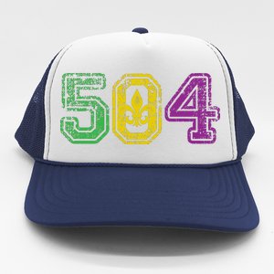 504 New Orleans Mardi Gras Trucker Hat