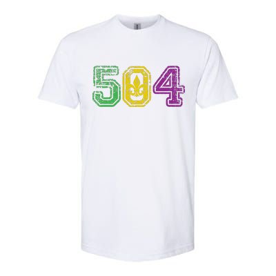 504 New Orleans Mardi Gras Softstyle® CVC T-Shirt