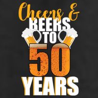 50th Birthday Cheers & Beers To 50 Years Adult Drive Performance Visor