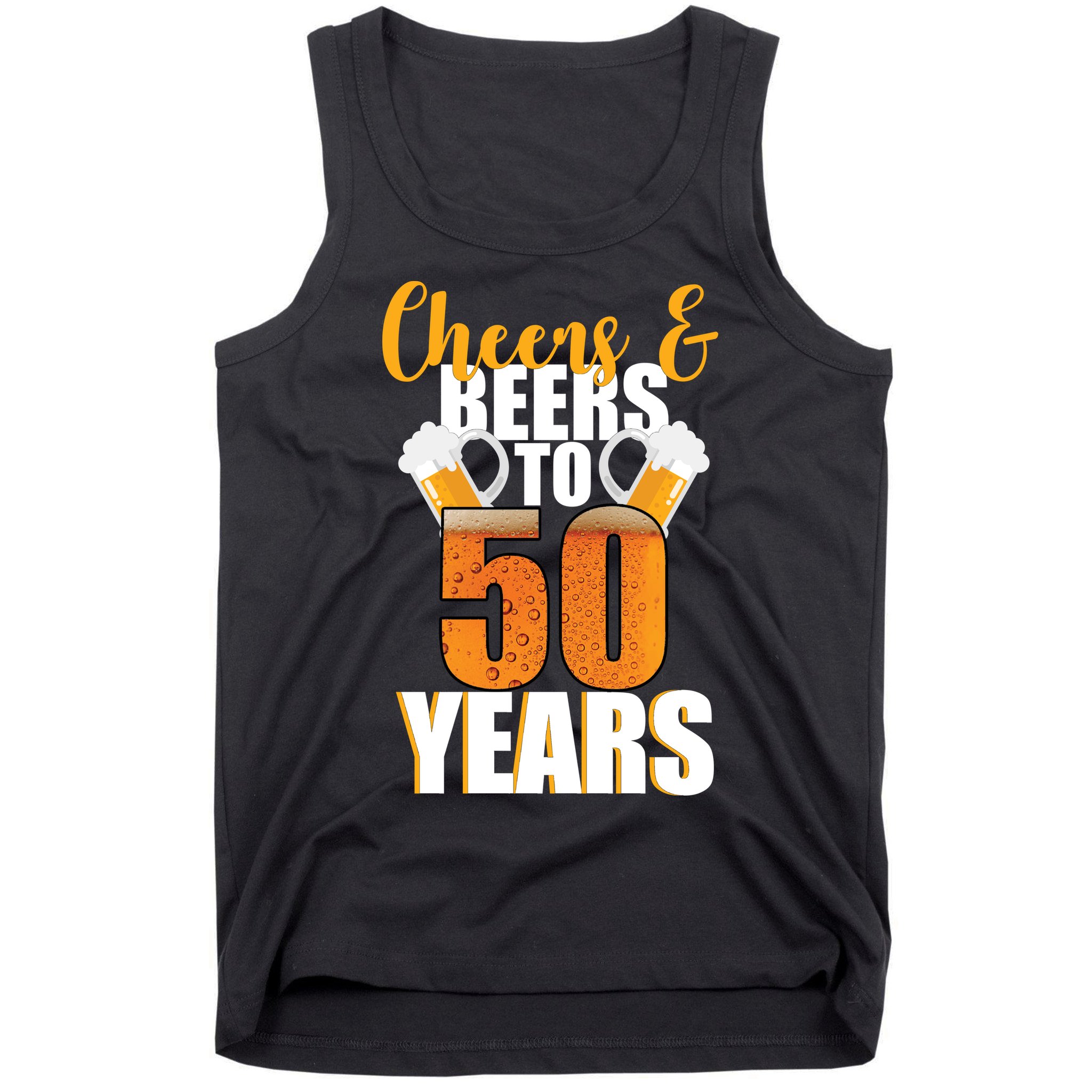 50th Birthday Cheers & Beers To 50 Years Tank Top