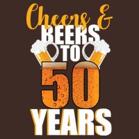 50th Birthday Cheers & Beers To 50 Years Cooling Performance Crew T-Shirt