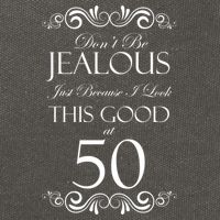 50th Birthday: Don't Be Jealous Just Because I Look This Good At 50 Cotton Canvas Backpack