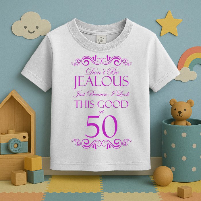 50th Birthday: Don't Be Jealous Just Because I Look This Good At 50 Toddler T-Shirt
