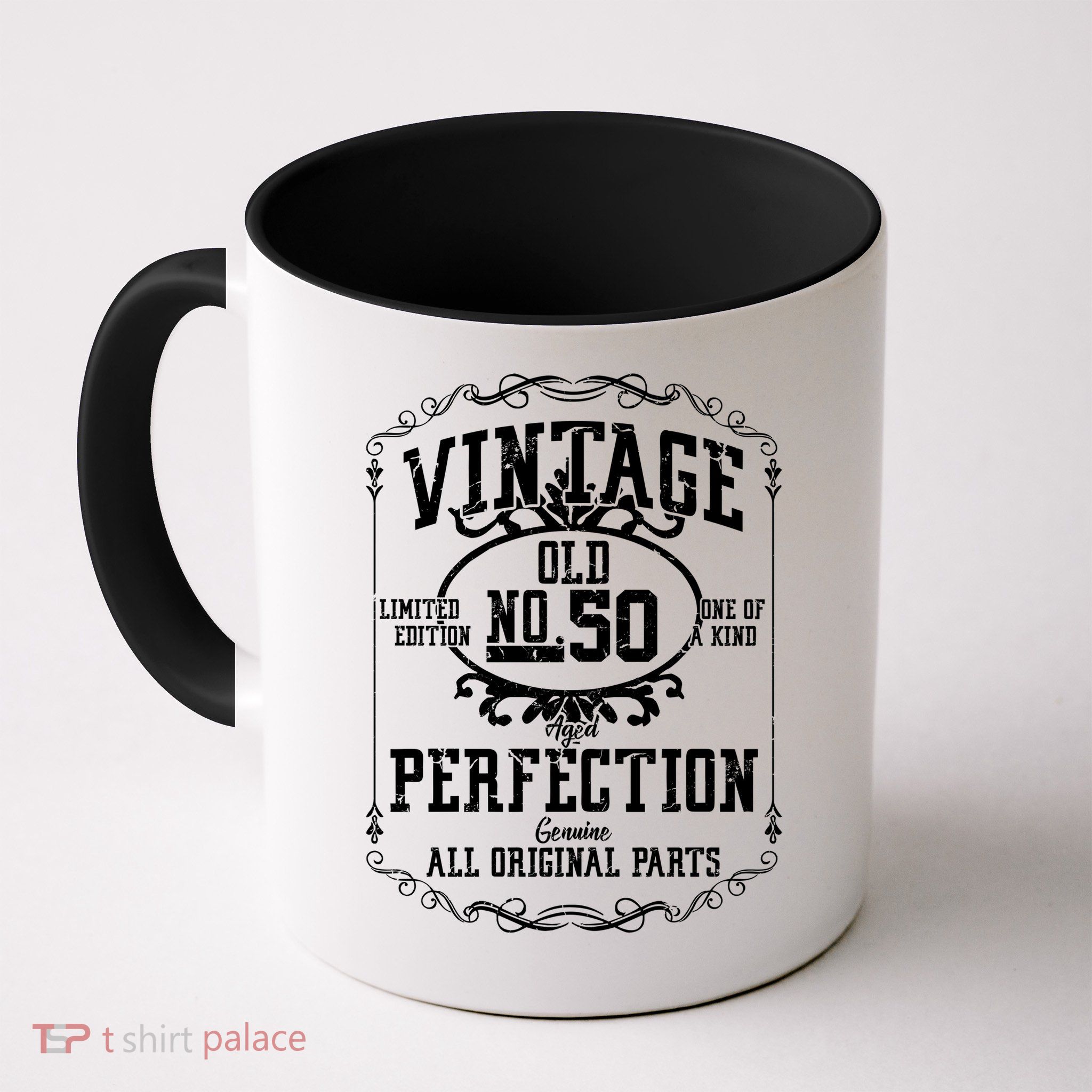 50th Birthday Genuine All Original Parts Mug