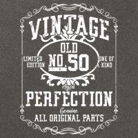 50th Birthday Genuine All Original Parts Cotton Canvas Backpack