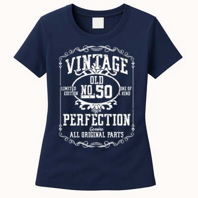50th Birthday Genuine All Original Parts Womens T-Shirt