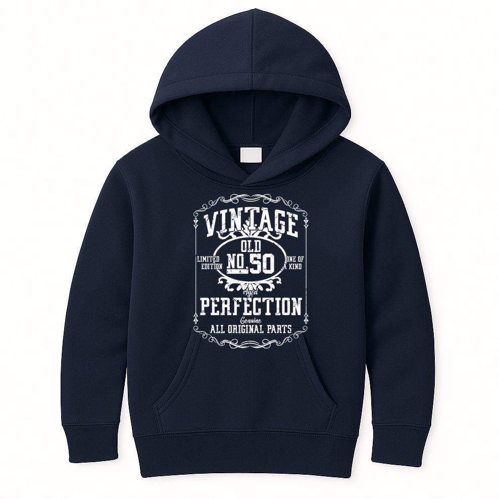 50th Birthday Genuine All Original Parts Kids Hoodie