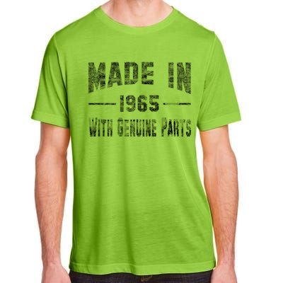 50th Birthday Gift Made In 1965 With Genuine Parts Adult ChromaSoft Performance T-Shirt