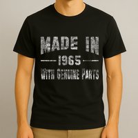 50th Birthday Gift Made In 1965 With Genuine Parts T-Shirt