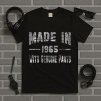 50th Birthday Gift Made In 1965 With Genuine Parts T-Shirt
