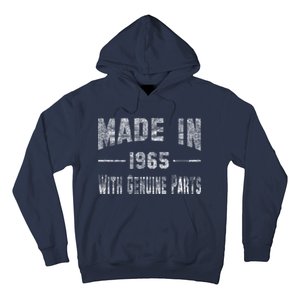 50th Birthday Gift Made In 1965 With Genuine Parts Hoodie