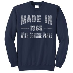 50th Birthday Gift Made In 1965 With Genuine Parts Sweatshirt