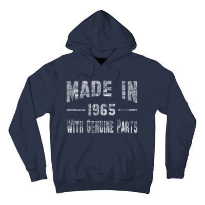 50th Birthday Gift Made In 1965 With Genuine Parts Tall Hoodie