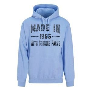 50th Birthday Gift Made In 1965 With Genuine Parts Unisex Surf Hoodie