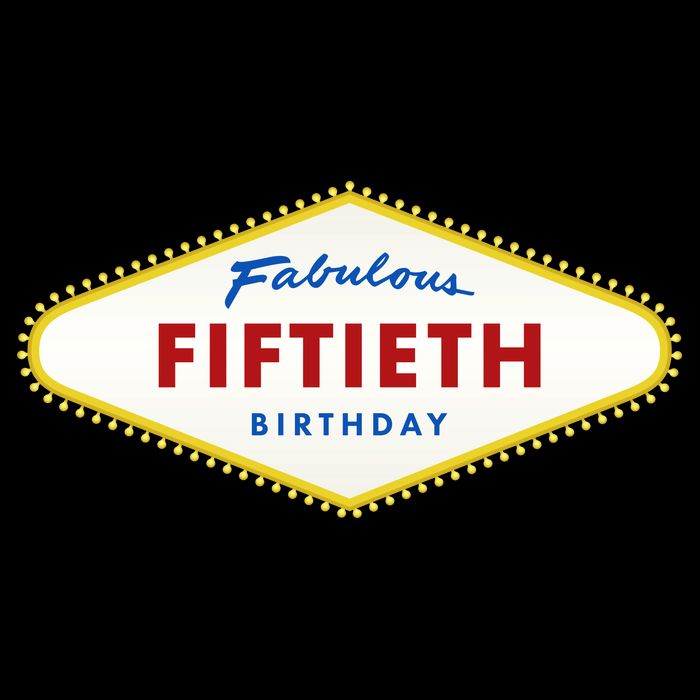 50th Birthday Las Vegas Fabulous fiftieth Cooling Performance Crew T-Shirt