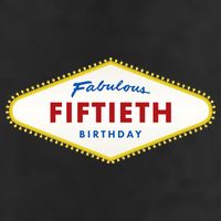 50th Birthday Las Vegas Fabulous fiftieth Adult Drive Performance Visor