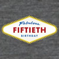 50th Birthday Las Vegas Fabulous fiftieth 7 Panel Mesh Trucker Snapback Hat