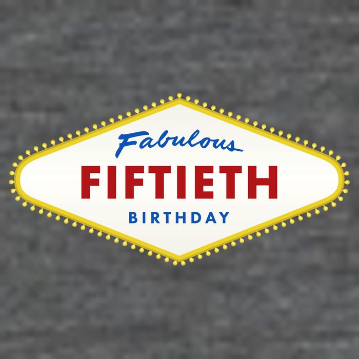 50th Birthday Las Vegas Fabulous fiftieth 7 Panel Mesh Trucker Snapback Hat