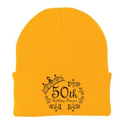 50th Birthday Princess Knit Cap Winter Beanie