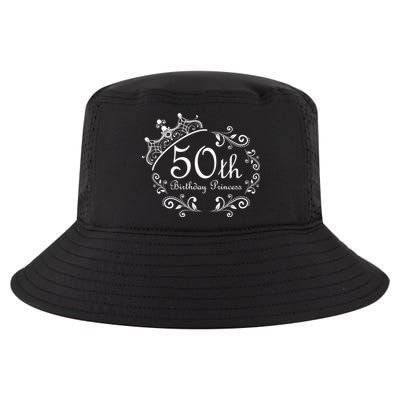 50th Birthday Princess Cool Comfort Performance Bucket Hat