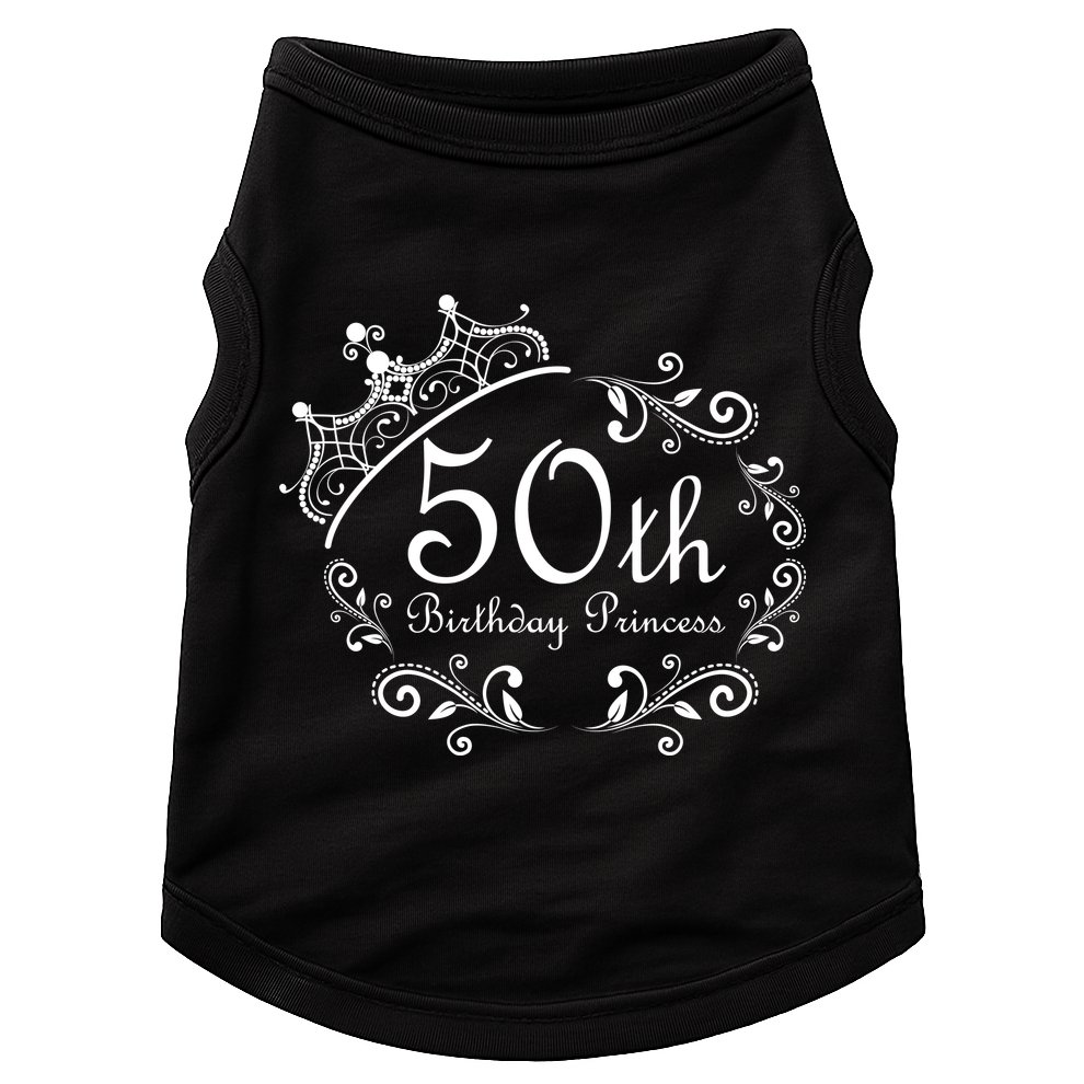 50th Birthday Princess Doggie Tank