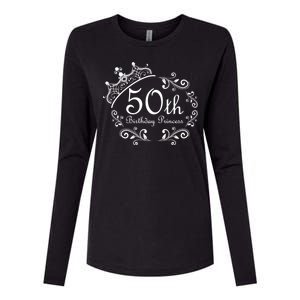 50th Birthday Princess Womens Cotton Relaxed Long Sleeve T-Shirt