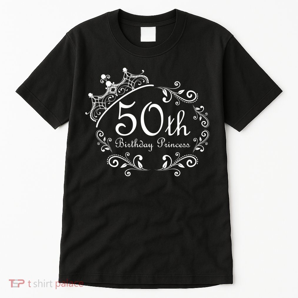 50th Birthday Princess Tall T-Shirt