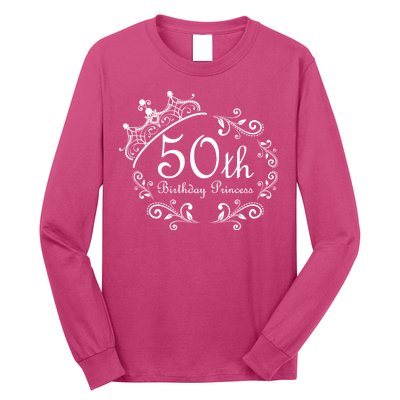 50th Birthday Princess Long Sleeve Shirt