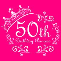 50th Birthday Princess 16 in Basic Backpack