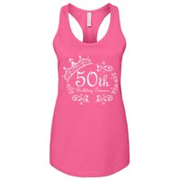 50th Birthday Princess Women's Racerback Tank