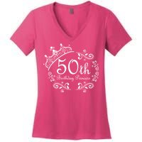 50th Birthday Princess Women's V-Neck T-Shirt