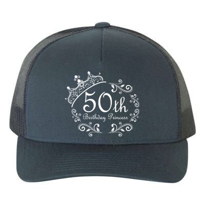 50th Birthday Princess Yupoong Adult 5-Panel Trucker Hat