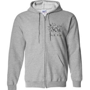 50th Birthday Princess Full Zip Hoodie