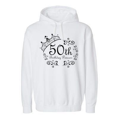 50th Birthday Princess Garment-Dyed Fleece Hoodie