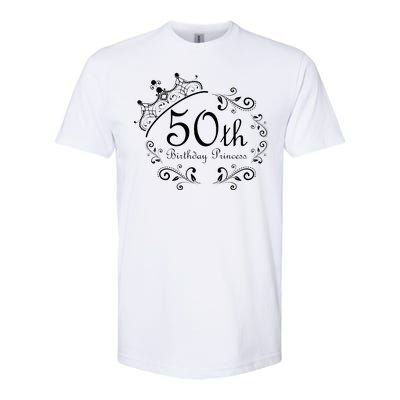 50th Birthday Princess Softstyle® CVC T-Shirt