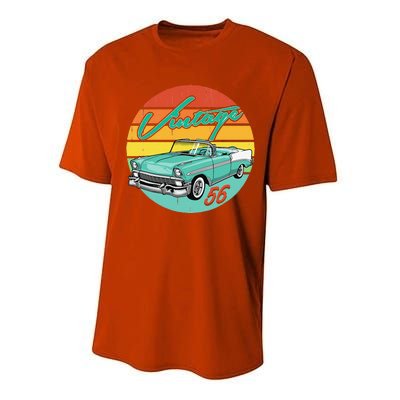 56 1956 Vintage Classic Antique Car Gift Father Day Birthday Performance Sprint T-Shirt