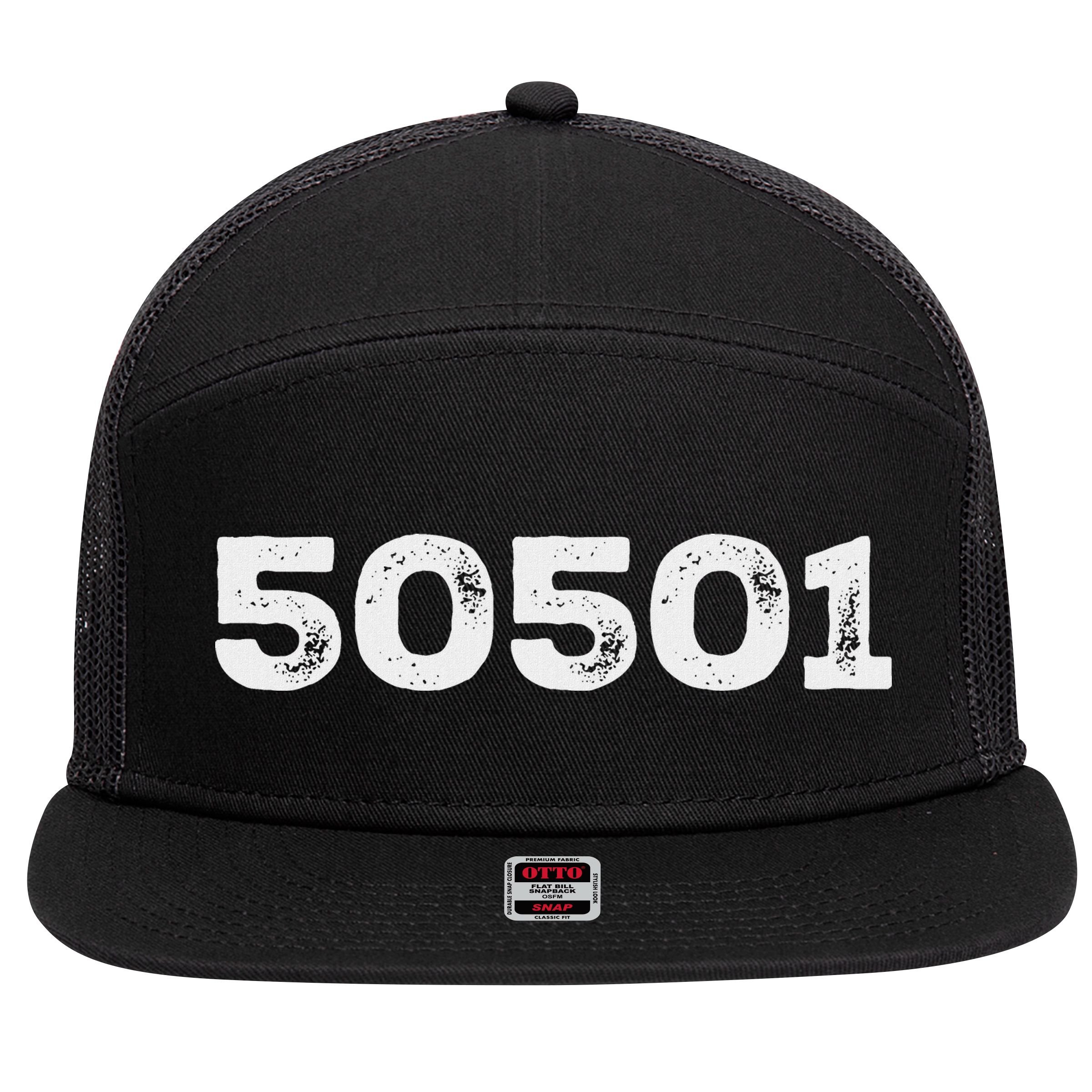 50501 7 Panel Mesh Trucker Snapback Hat