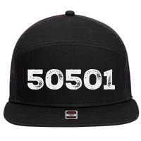 50501 7 Panel Mesh Trucker Snapback Hat