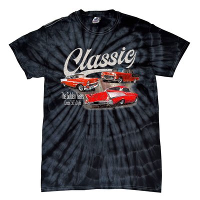 55 56 57 Bel Air Truck Trifive Vintage Cars Tie-Dye T-Shirt