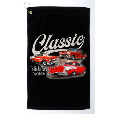 55 56 57 Bel Air Truck Trifive Vintage Cars Golf Towel