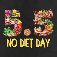 5 5 International No Diet Day Cool Gift 7 Panel Mesh Trucker Snapback Hat