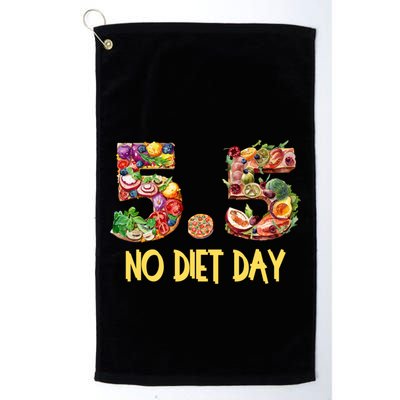 5 5 International No Diet Day Cool Gift Golf Towel