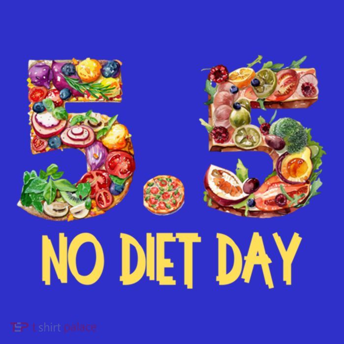 5 5 International No Diet Day Cool Gift Tall T-Shirt