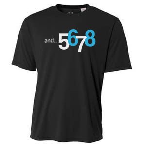 5 6 And 7 8 Cool Count Beat For Dancer Cooling Performance Crew T-Shirt