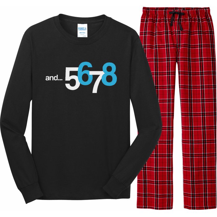 5 6 And 7 8 Cool Count Beat For Dancer Long Sleeve Pajama Set