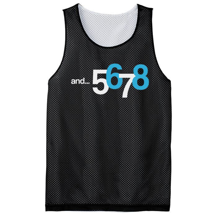 5 6 And 7 8 Cool Count Beat For Dancer Mesh Reversible Basketball Jersey Tank