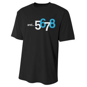 5 6 And 7 8 Cool Count Beat For Dancer Performance Sprint T-Shirt