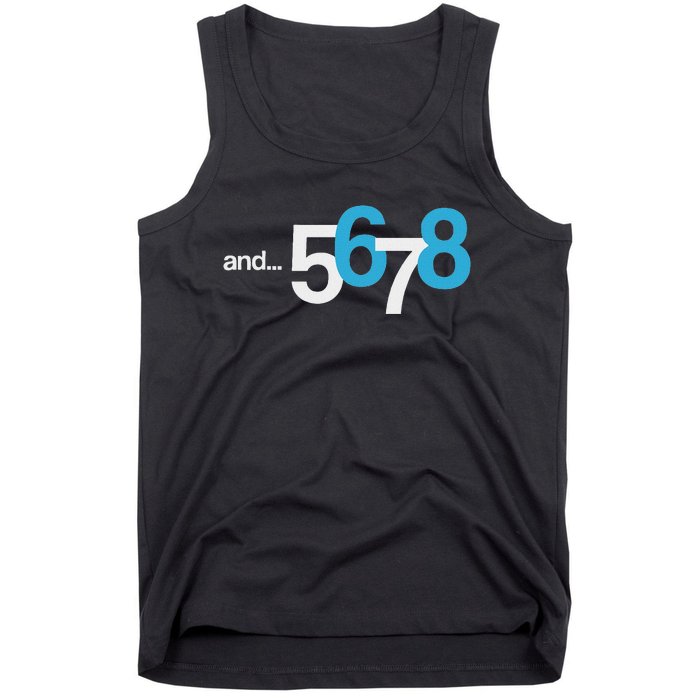 5 6 And 7 8 Cool Count Beat For Dancer Tank Top