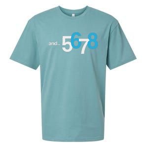 5 6 And 7 8 Cool Count Beat For Dancer Sueded Cloud Jersey T-Shirt