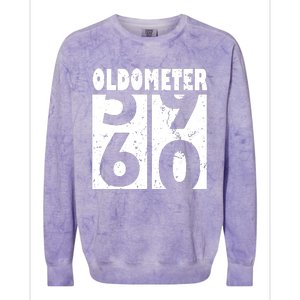 59 60 Years Oldometer Colorblast Crewneck Sweatshirt